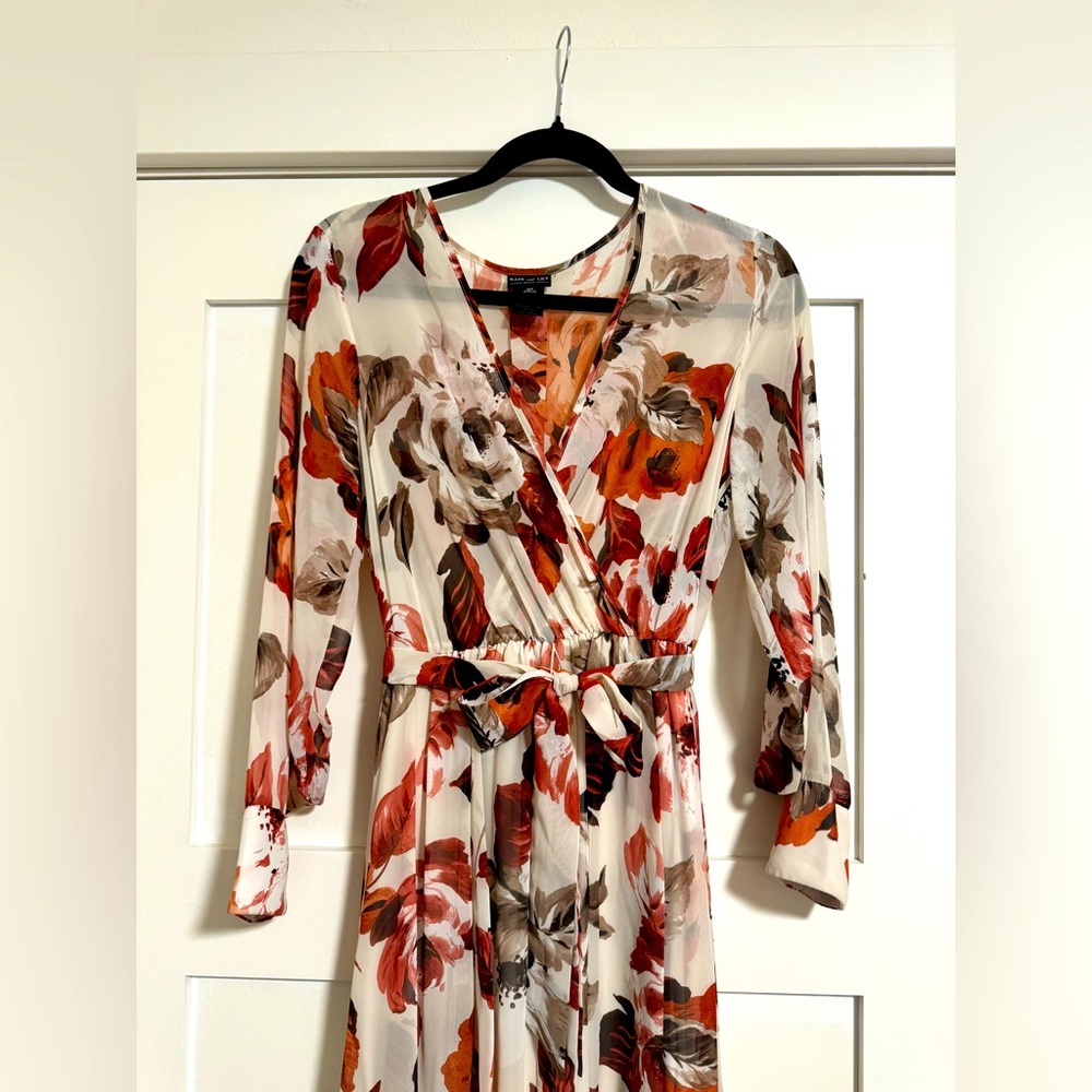 Kate and Lily Beautiful Petite Summer Dress (long)